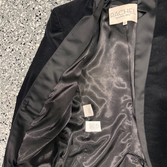 Rachel Roy velvet blazer black XS - Picture 3 of 3